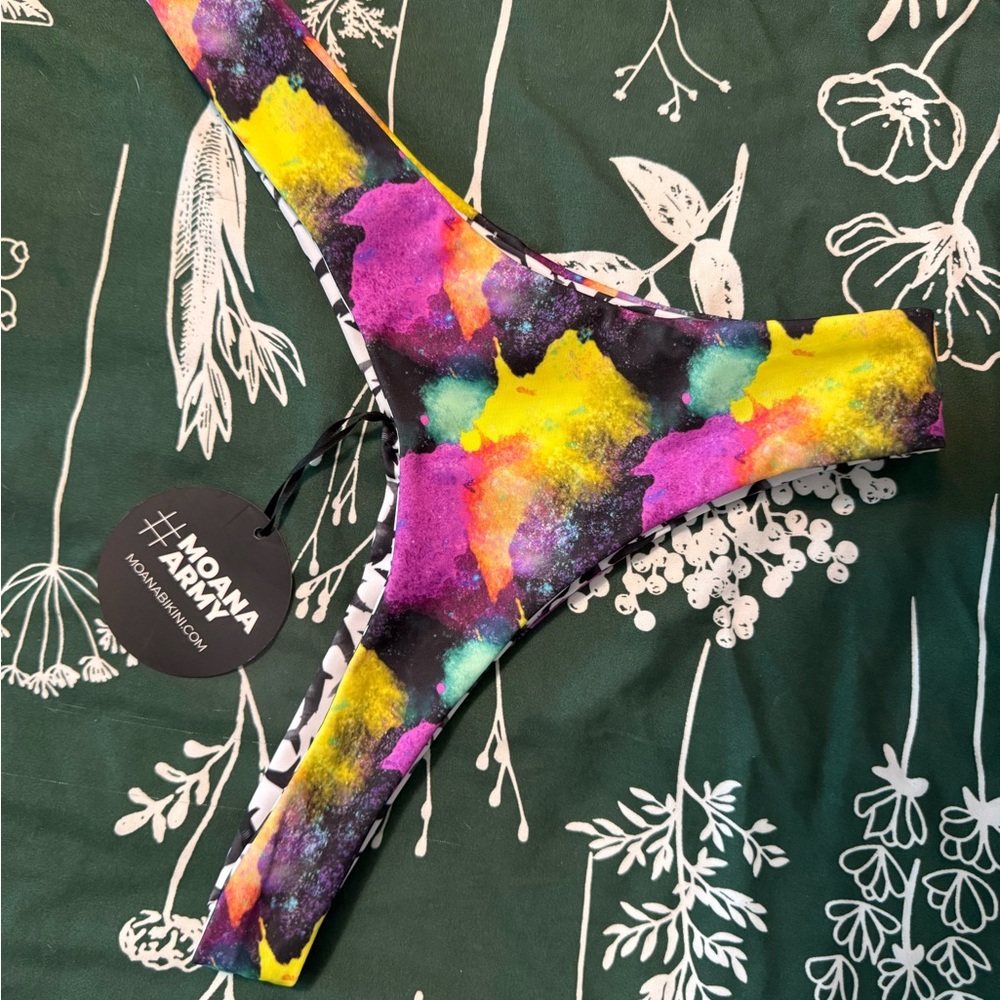 Moana Bikini - Vibrant Multicolor Bikini Bottom